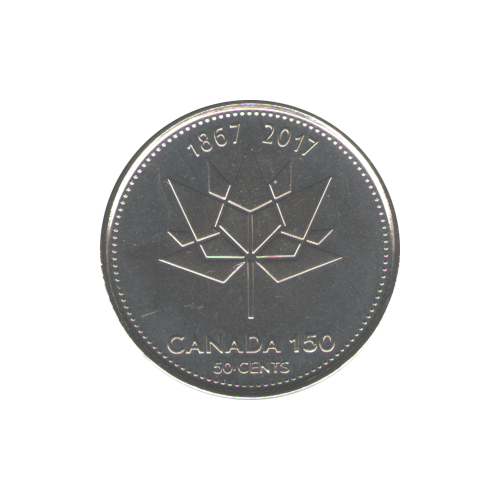 2017 50 cents CANADA 150 BU (MS-67) Superb GEM