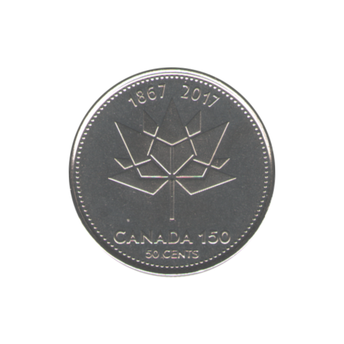 2017 50 cents CANADA 150 BU (MS-68) Superb Gem Plus