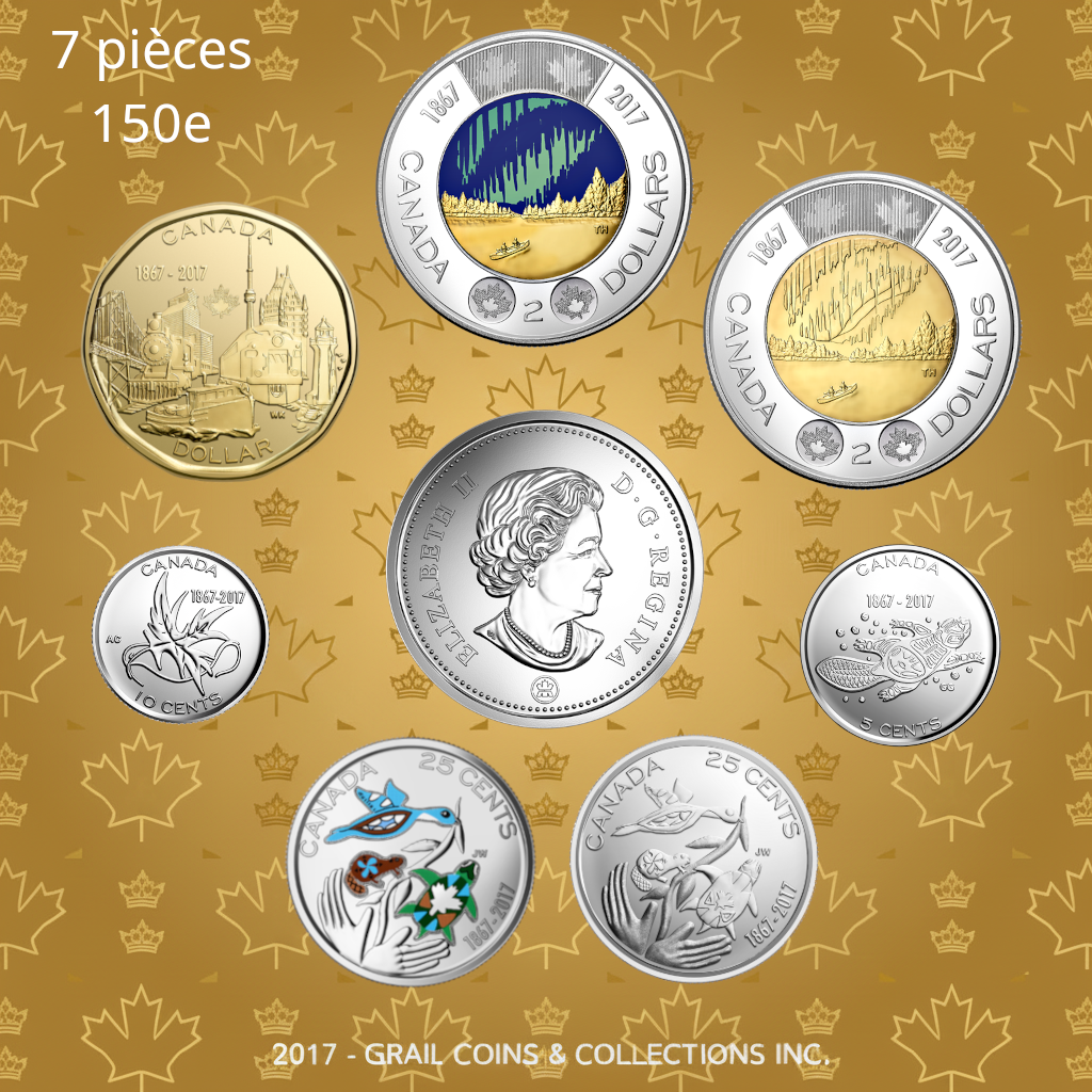 2017 7-Piece Set "My Canada, My Inspiration!": First Strike - HIGH QUALITY BU