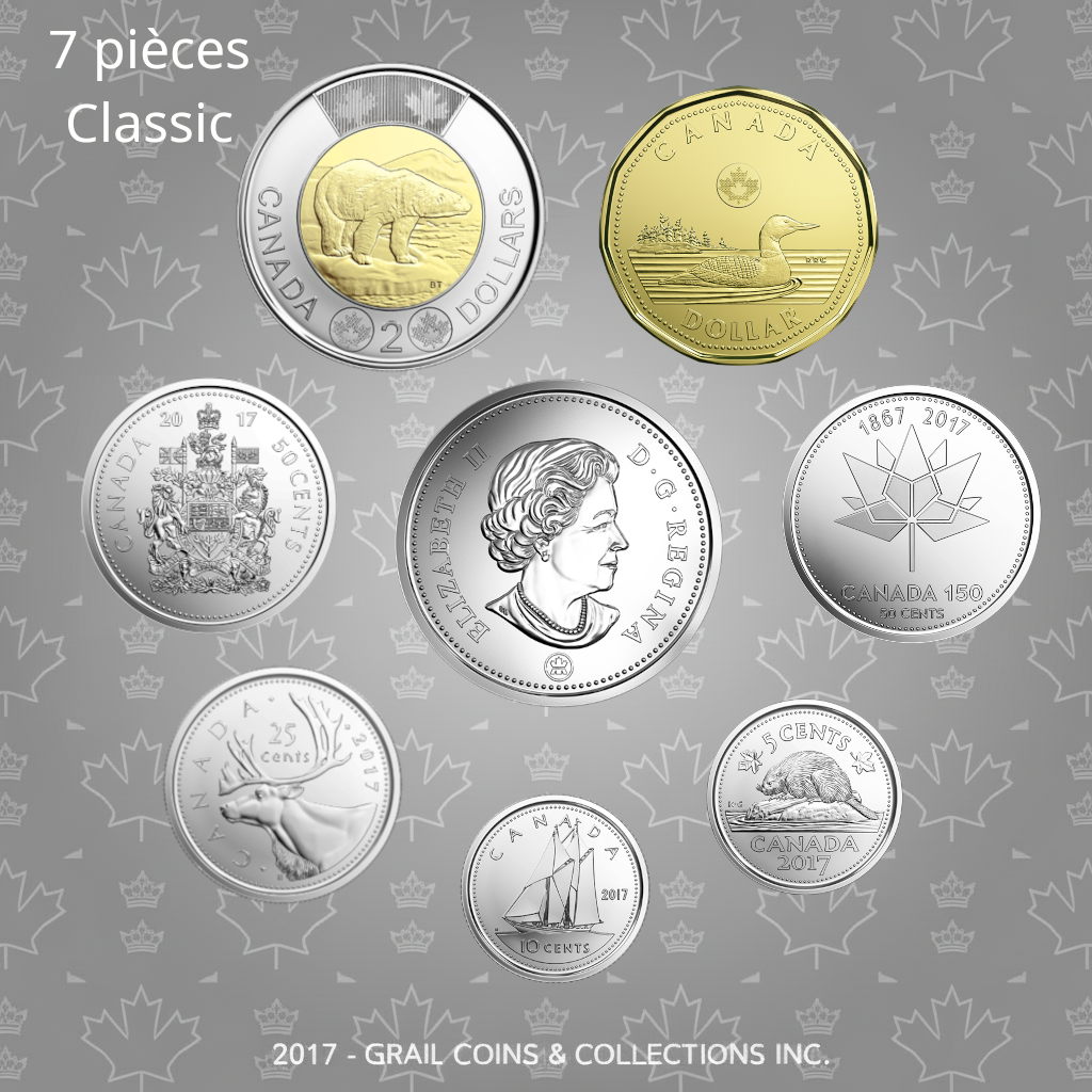 2017 7-Piece Set: First Strike + 2 x 50¢ Classic/150¢ Special Rolls - BU HIGH QUALITY