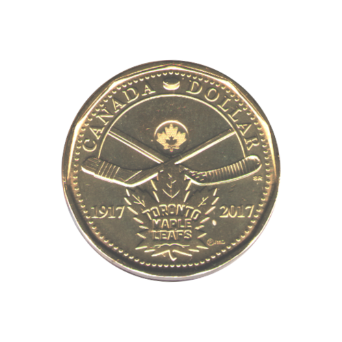 2017 Loonie ($1) Toronto Maple Leaf BU (MS-62)