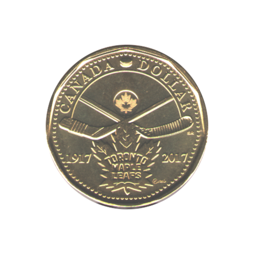 2017 Loonie ($1) Toronto Maple Leaf BU (MS-64)