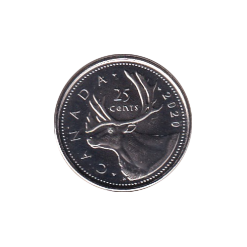 2020 25 cents BU (MS-67) - SUPERB GEM