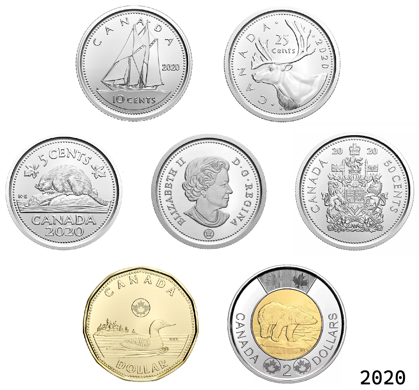 2020 6-Piece Set: First Strike + Classic 50¢ from a Special Roll - BU HIGH QUALITY
