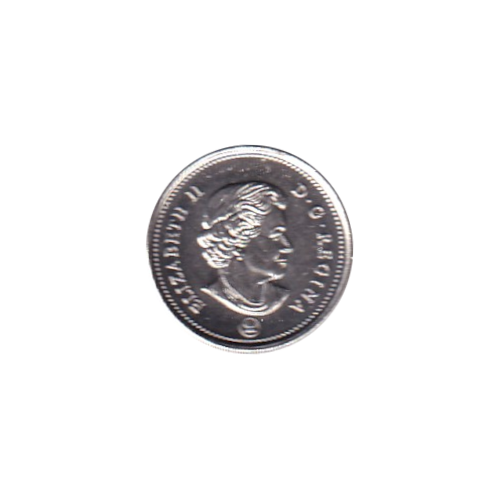 2021 10 cents colored Bluenose BU (MS-65) GEM