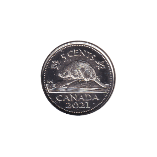 2021 5 cents Castor - BU (MS-63) CHOICE