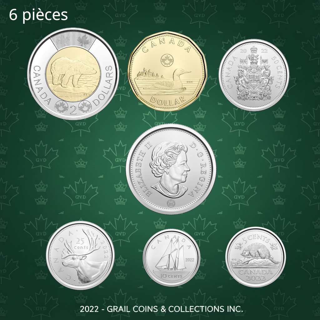 2022 6-Piece Set: First Strike + Classic 50¢ from a Special Roll - BU HIGH QUALITY