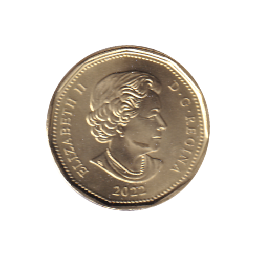 2022 Loonie ($1) Oscar Peterson BU (MS-64)