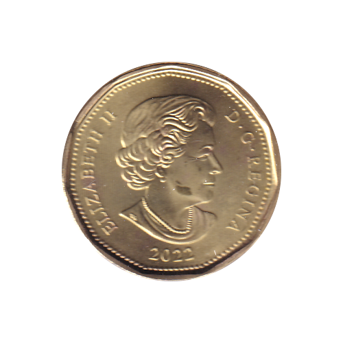 2022 Loonie ($1) Oscar Peterson BU (MS-65)