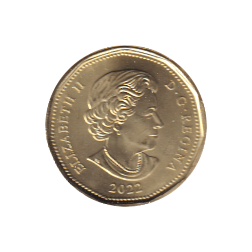 2022 Loonie ($1) Oscar Peterson BU (MS-67)