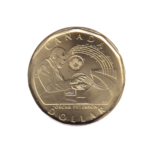 2022 Loonie ($1) Oscar Peterson BU (MS-67)