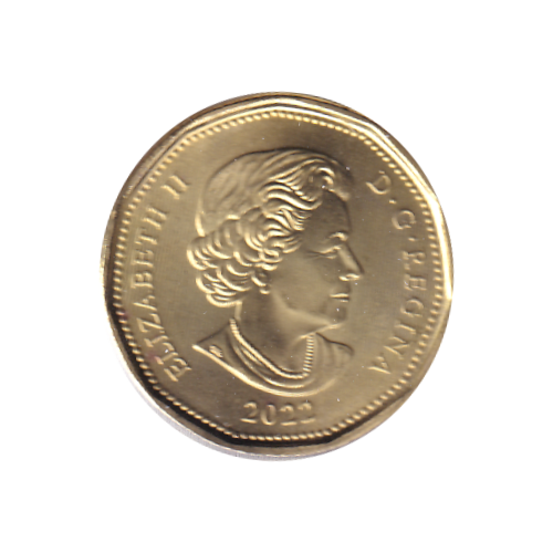 2022 Loonie ($1) Oscar Peterson BU (MS-70)