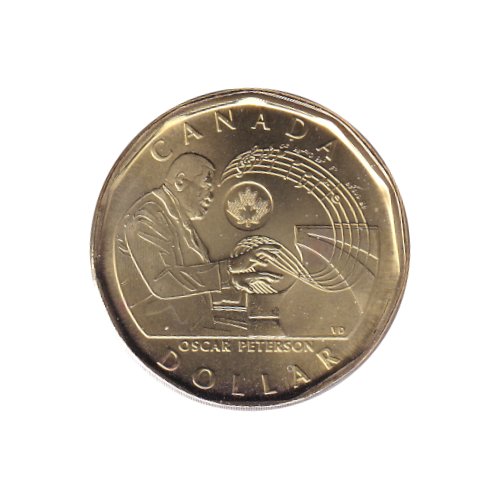2022 Loonie ($1) Oscar Peterson BU (MS-69)