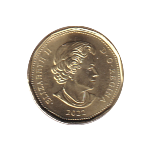 2022 Loonie ($1) Oscar Peterson COLOR BU (MS-67)