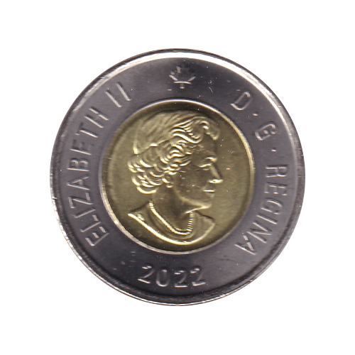 2022 Toonie ($2) Summit Series Color BU (MS-66) GEM +