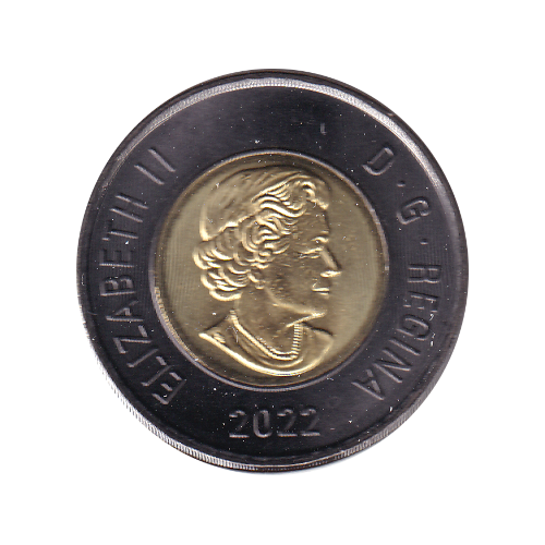 2022 Toonie ($2) BLACK RING TRIBUTE BU (MS-64) CHOICE