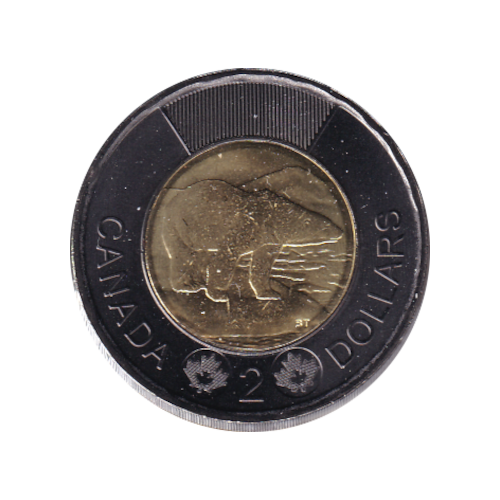 2022 Toonie ($2) BLACK RING TRIBUTE BU (MS-64) CHOICE