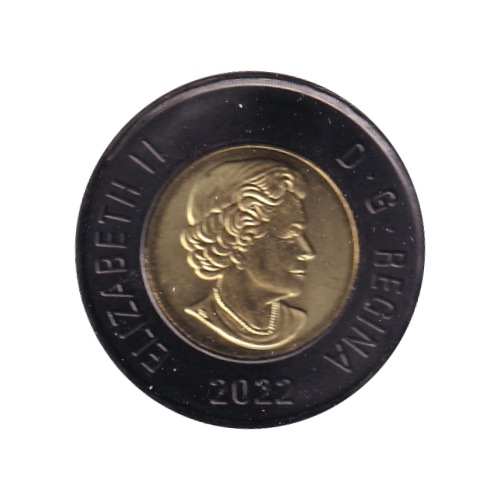 2022 Toonie ($2) BLACK RING TRIBUTE BU (MS-65) GEM