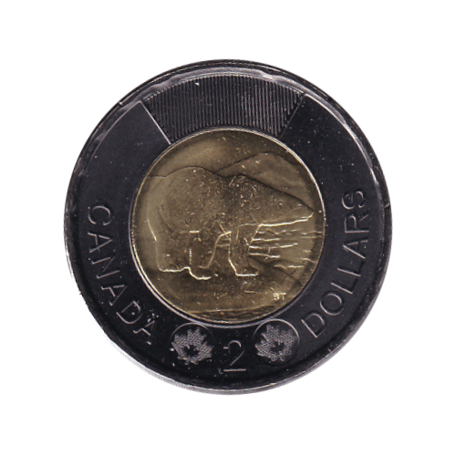 2022 Toonie ($2) BLACK RING TRIBUTE BU (MS-65) GEM