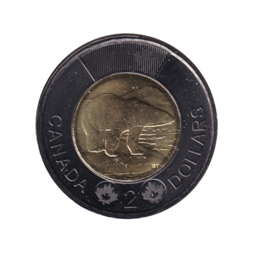 2022 Toonie ($2) BLACK RING TRIBUTE BU (MS-69) SUPER GEM NEAR PERFECT