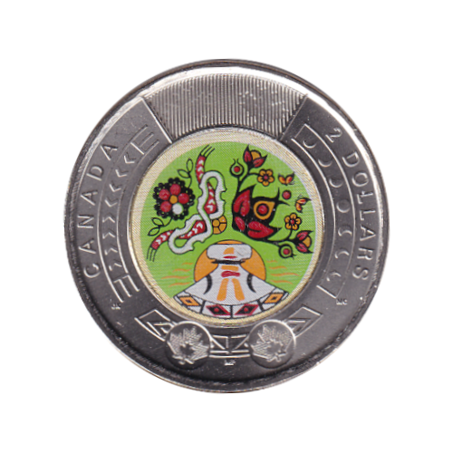 2023 Toonie ($2) Indigenous Color BU (MS-65) GEM