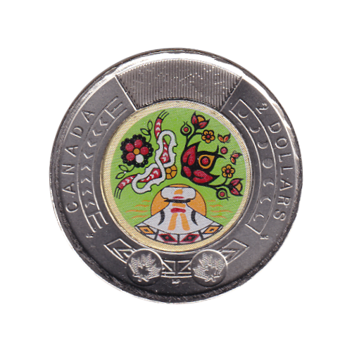 2023 Toonie ($2) Indigenous Color BU (MS-66) GEM +