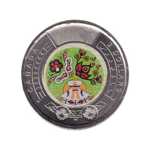 2023 Toonie ($2) Indigenous Color BU (MS-67) SUPERB GEM