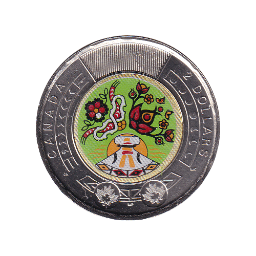 2023 Toonie ($2) Indigenous Color BU (MS-68) SUPERB GEM +
