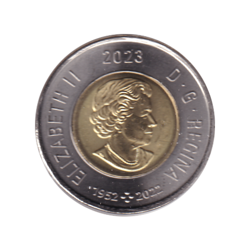 2023 Toonie ($2) Riopel Color BU (MS-65) GEM