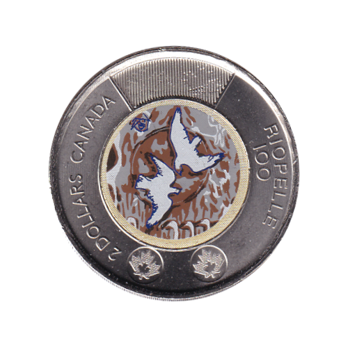 2023 Toonie ($2) Riopel Color BU (MS-66) GEM +