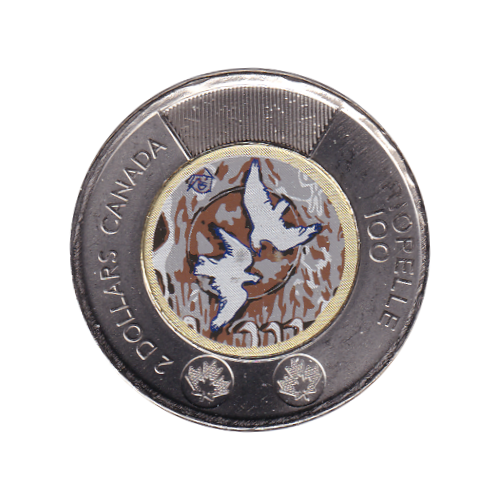 2023 Toonie ($2) Riopel Color BU (MS-67) SUPERB GEM