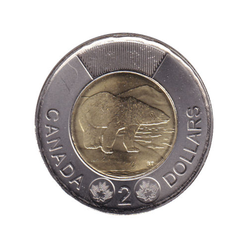 2024 Toonie ($2) Polar Bear - BU (MS-69) SUPER GEM NEAR PERFECT