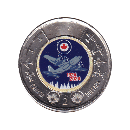 2024 Toonie ($2) RCAF / ARC COLOR - BU (All Mint State) 