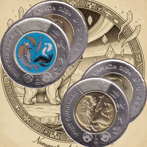 2024 Toonie ($2) Duo Nunangat Regular and Color BU (All Mint State)