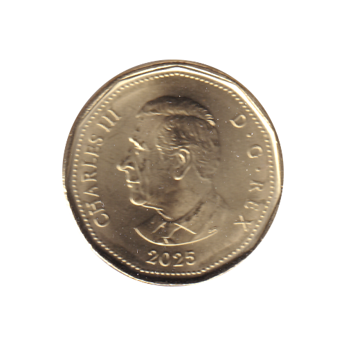 2025 Loonie ($1) Supreme Court Color - BU (All Mint State)