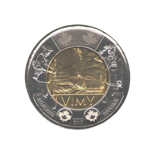 2017 Toonie ($2) VIMY BU (MS-62)