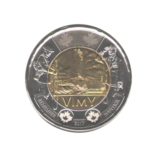 2017 Toonie ($2) VIMY BU (MS-65)
