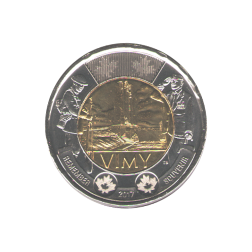 2017 Toonie ($2) VIMY BU (MS-66)