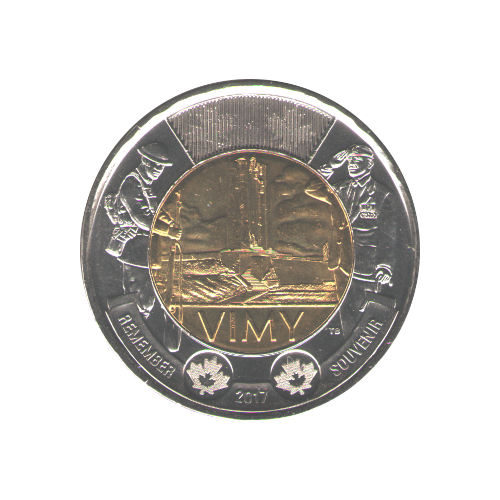 2017 Toonie ($2) VIMY BU (MS-67)