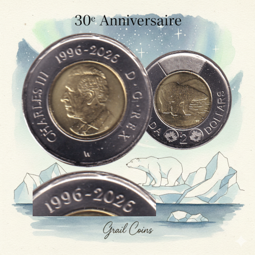 2026 Toonie ($2) 30th Anniversary of the $2 BU (All Mint State)