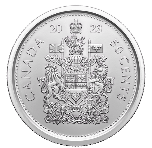 2023 Elizabeth II 6-Piece Set: First Strike + Classic 50¢ from a Special Roll - BU HIGH QUALITY