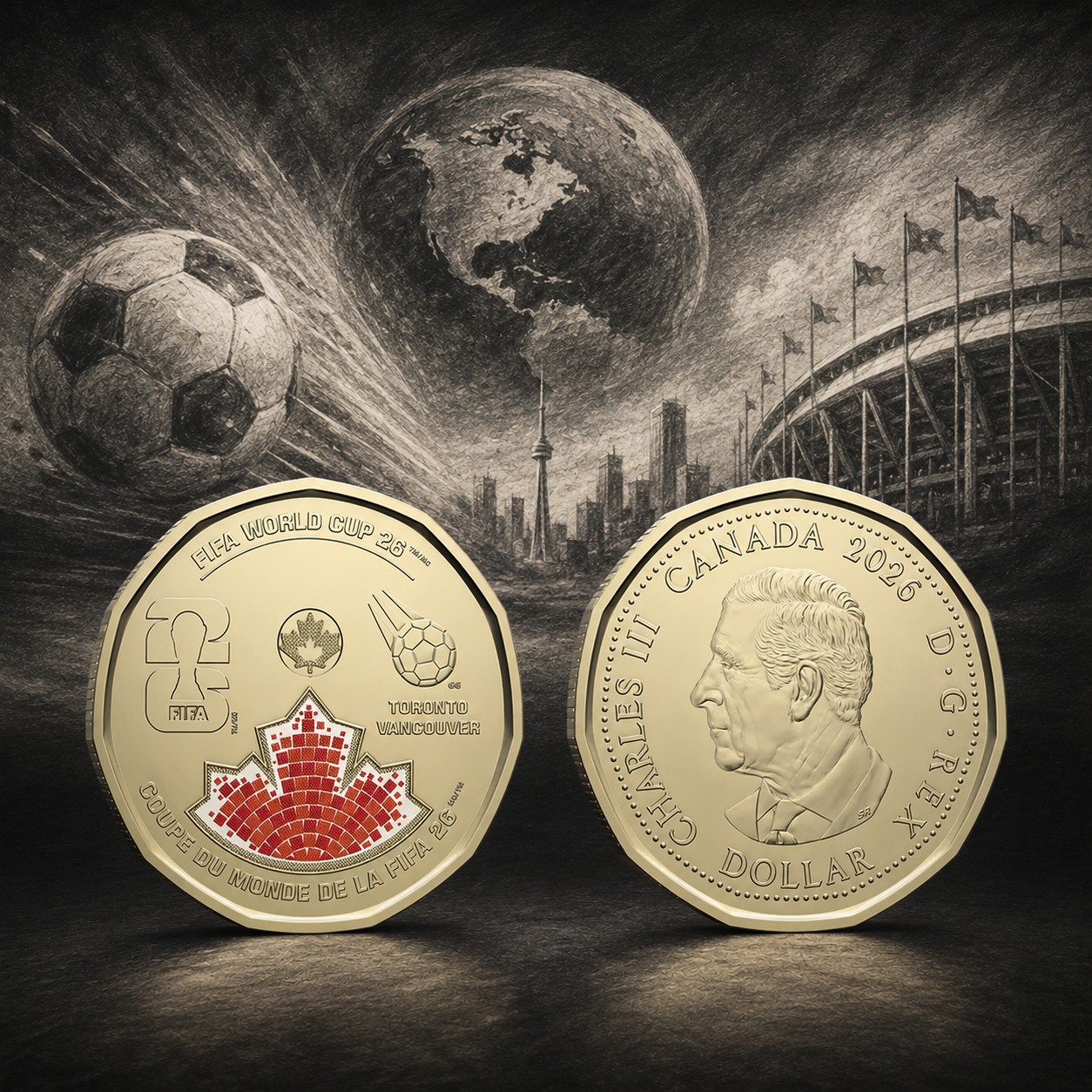 2025 Loonie ($1) Supreme Short Color - BU (MS-69) SUPER GEN NEAR PERFECT