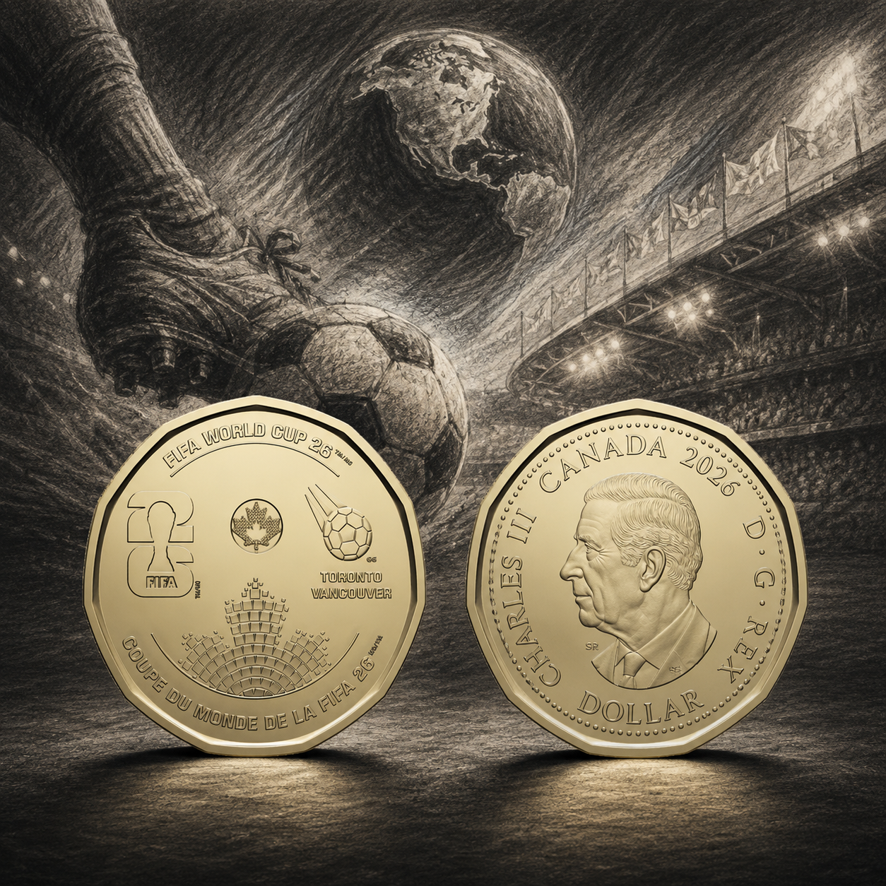 2025 Loonie ($1) Supreme Short Color - BU (MS-69) SUPER GEN NEAR PERFECT
