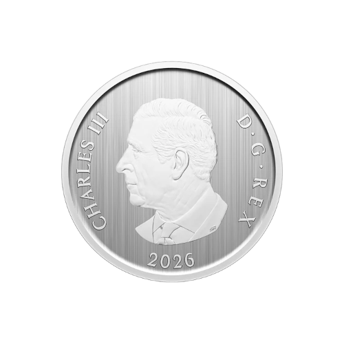2026 Canada 50 cents Hiver féérique lenticulaire spécimen — avers
