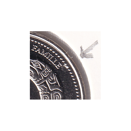 2000 25 cents Family/August BU - MINT MADE CHIP